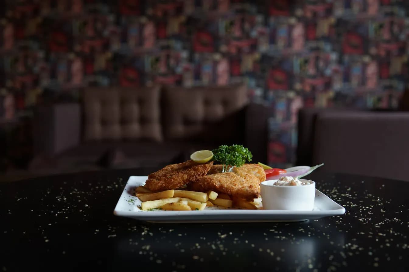 "Fish-n-Chips" Beer Battered Branzino