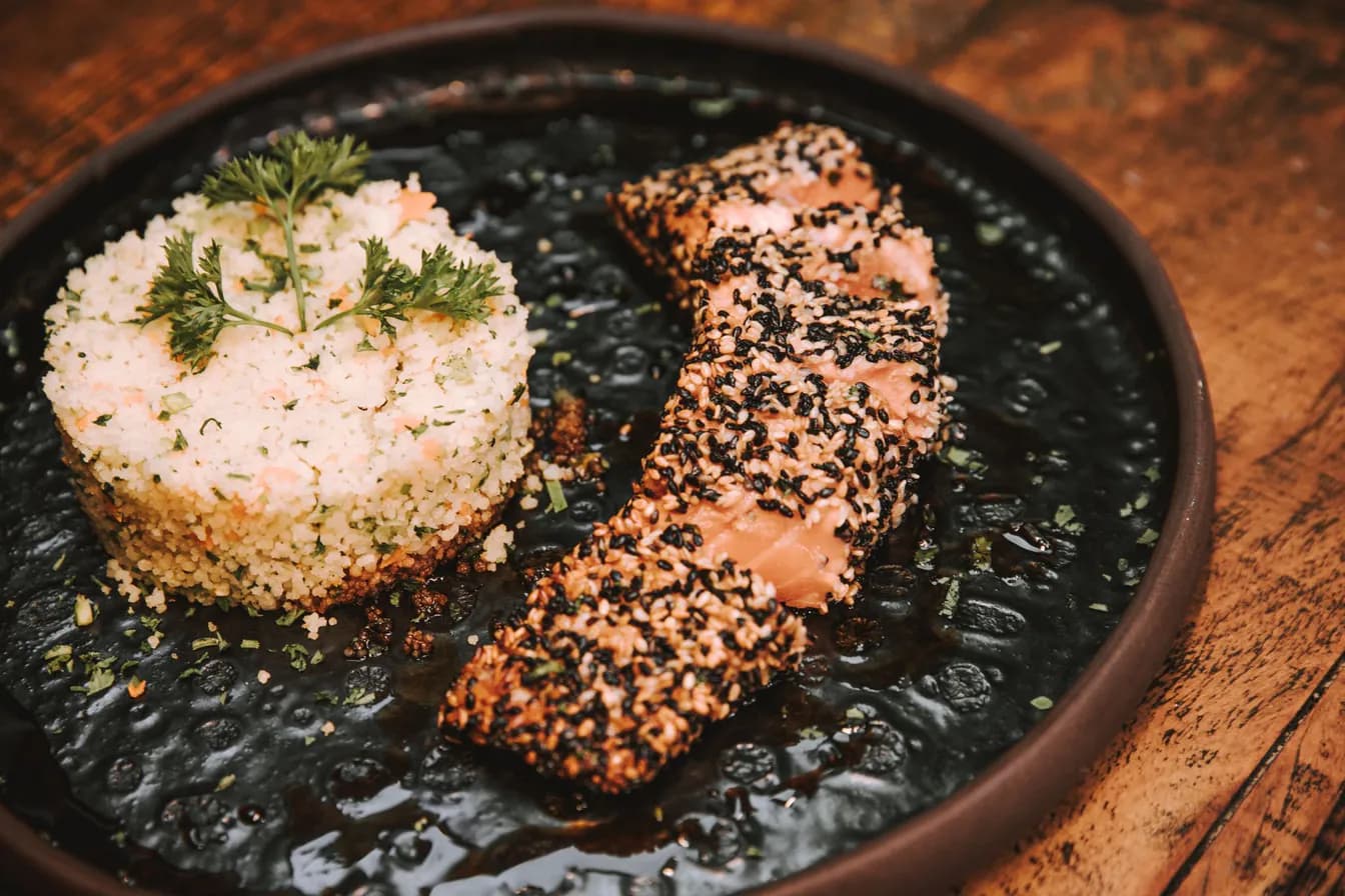 Roasted Salmon Plate