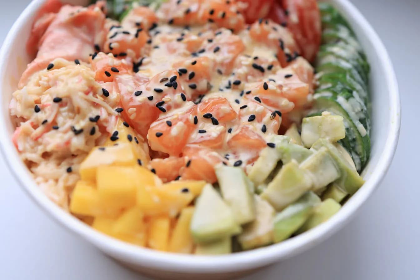 Tuna or Salmon Poke Bowl