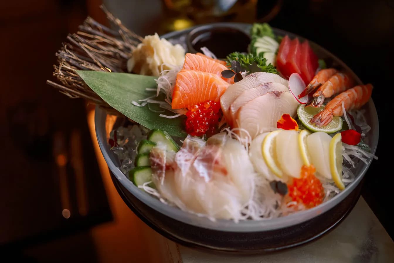 21 slices sashimi 7 variation