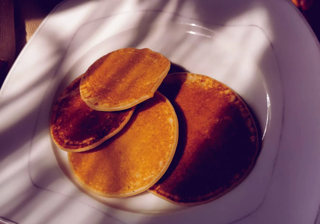 Stack of Hearty 9-Grain Pancakes