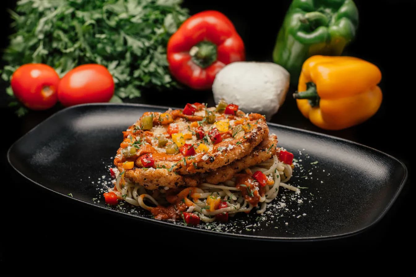 Chicken Parmesan Alfredo