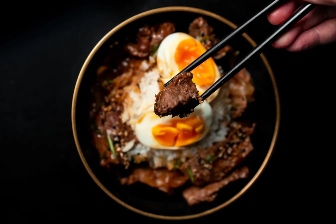 61. Beef Egg Foo Young