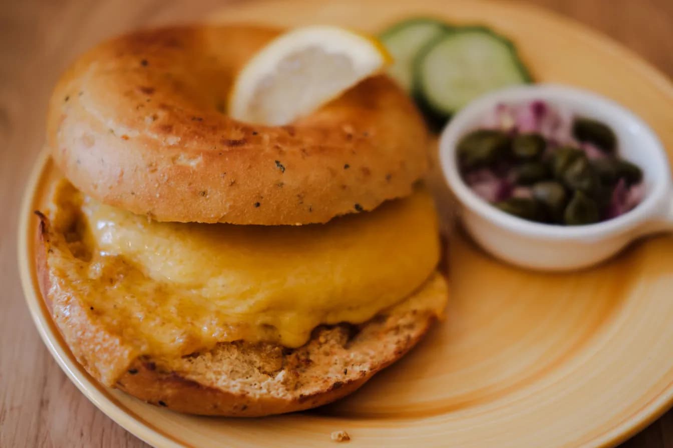 Jalapeno Cheddar Bagel