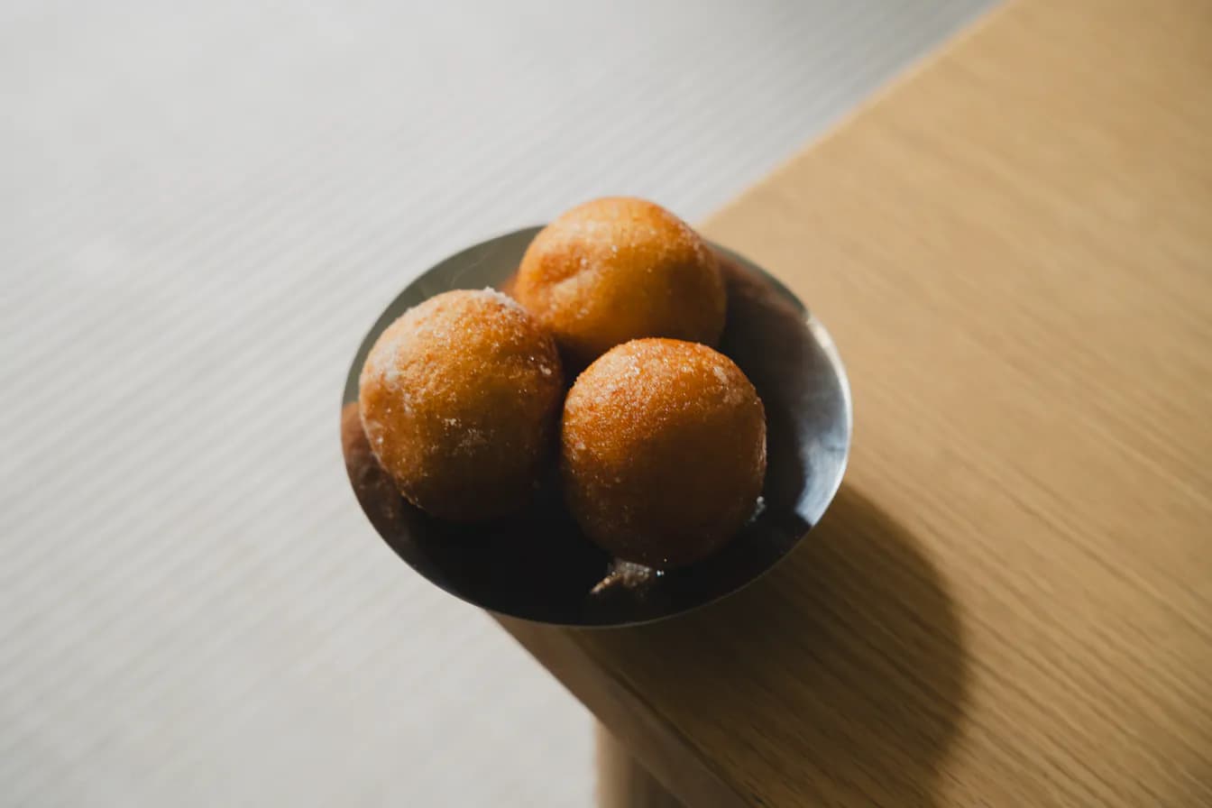 Maple Stuffed Donut Holes