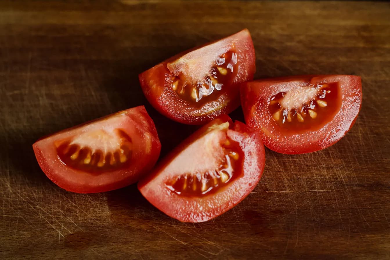 Sliced plum Tomato