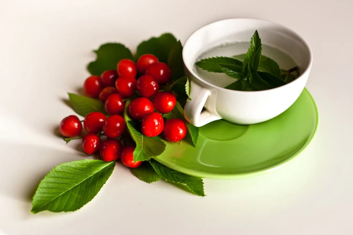 HOT MINT TEA