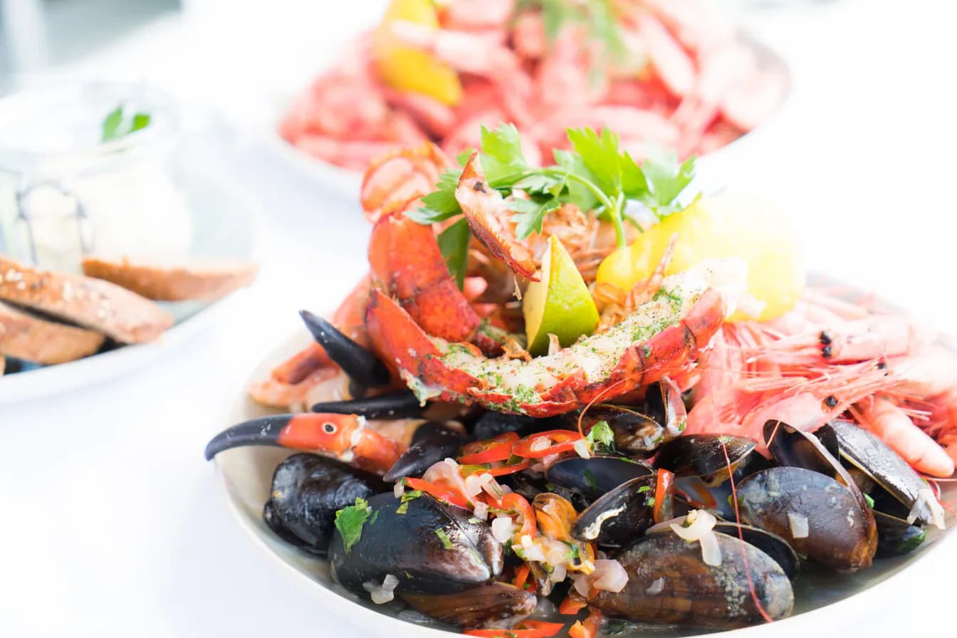 Langosta con Mussel