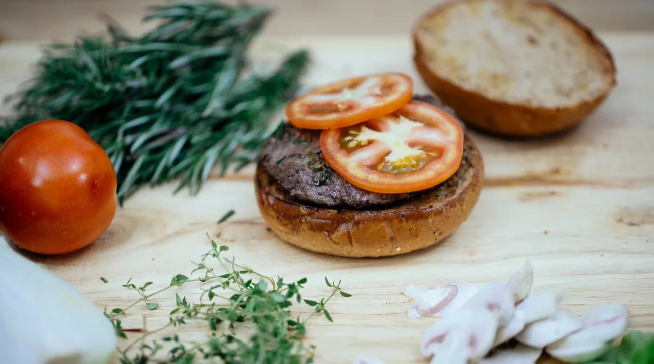 Truffle Mushroom Burger
