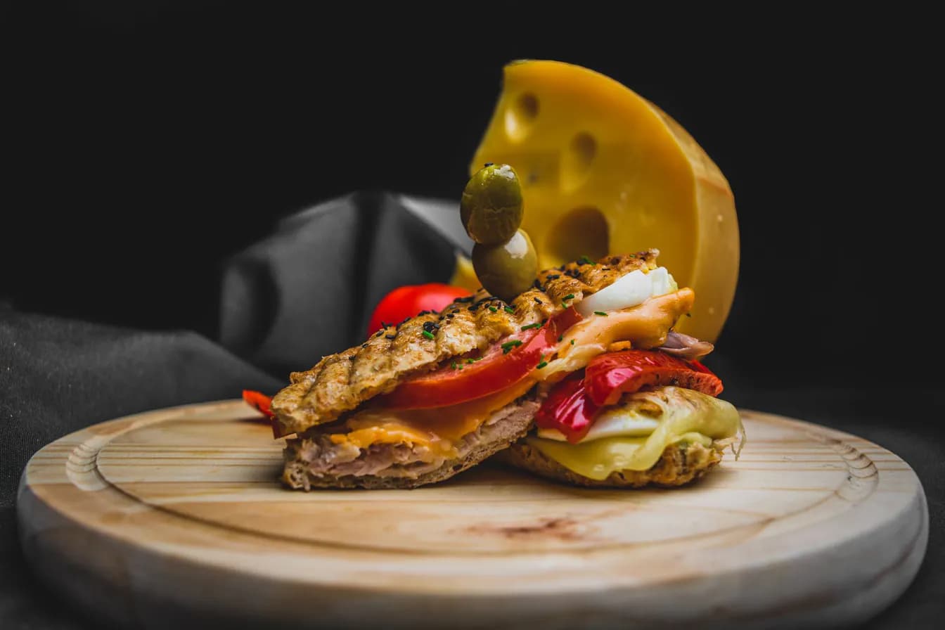 Ham & Swiss Sandwich