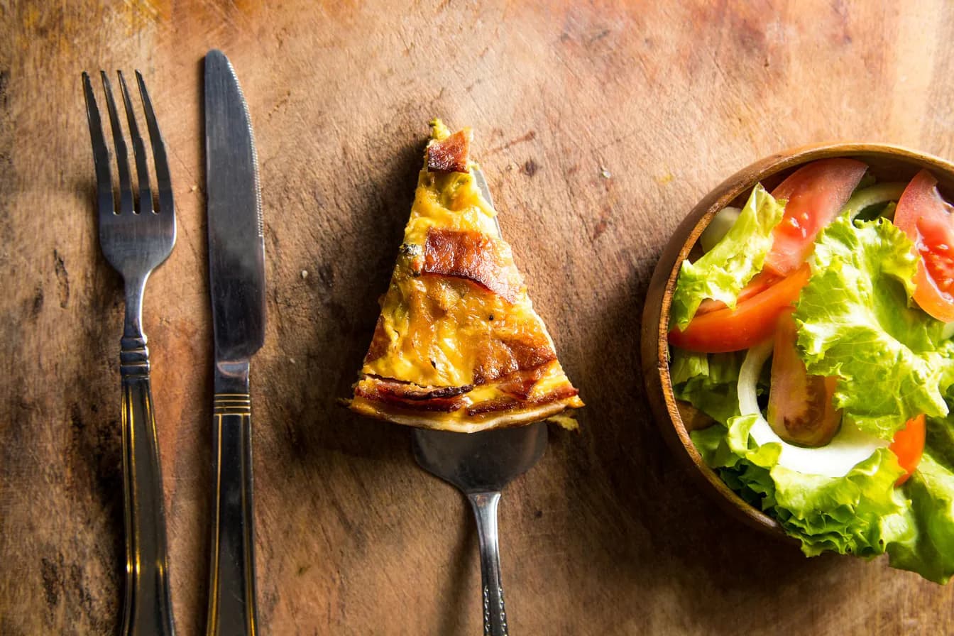 Ham & Cheese Quiche